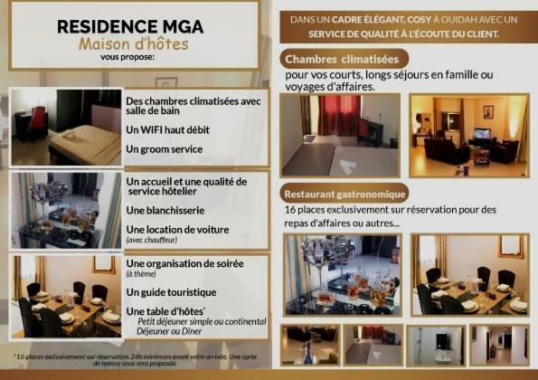 Residence Mga Hotel Ouidah Екстер'єр фото